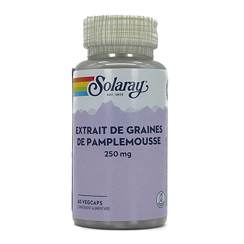 Extrait de graines de Pamplemousse 250 mg 60 capsules végétales